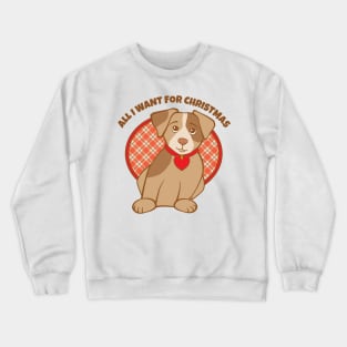 Christmas Puppy Crewneck Sweatshirt